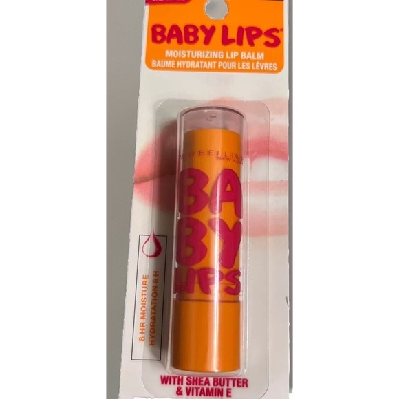 Maybelline New‎ York Baby Lips Moisturizing Lip balm Cherry Me Lot Of 5 - Picture 1 of 1